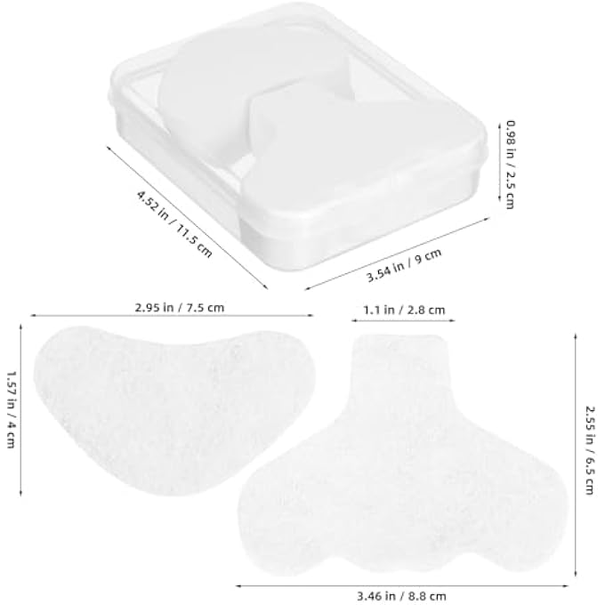 SHINEOFI 200PCS T-ZONE NOSE & CHIN CLEANSING PATCHES COTTON NOSE PORE STRIPS FOR BLACKHEAD REMOVAL DEEP CLEANSING PADS FOR FACE SKINCARE TREATMENT - Image 2